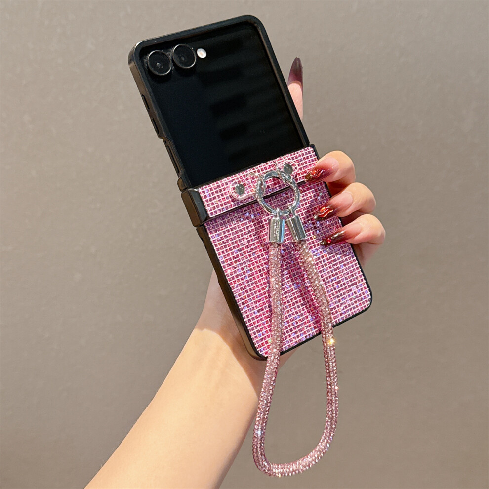 (Pink) For Samsung Galaxy Z Flip7 5G Case Pink 6914278579776
