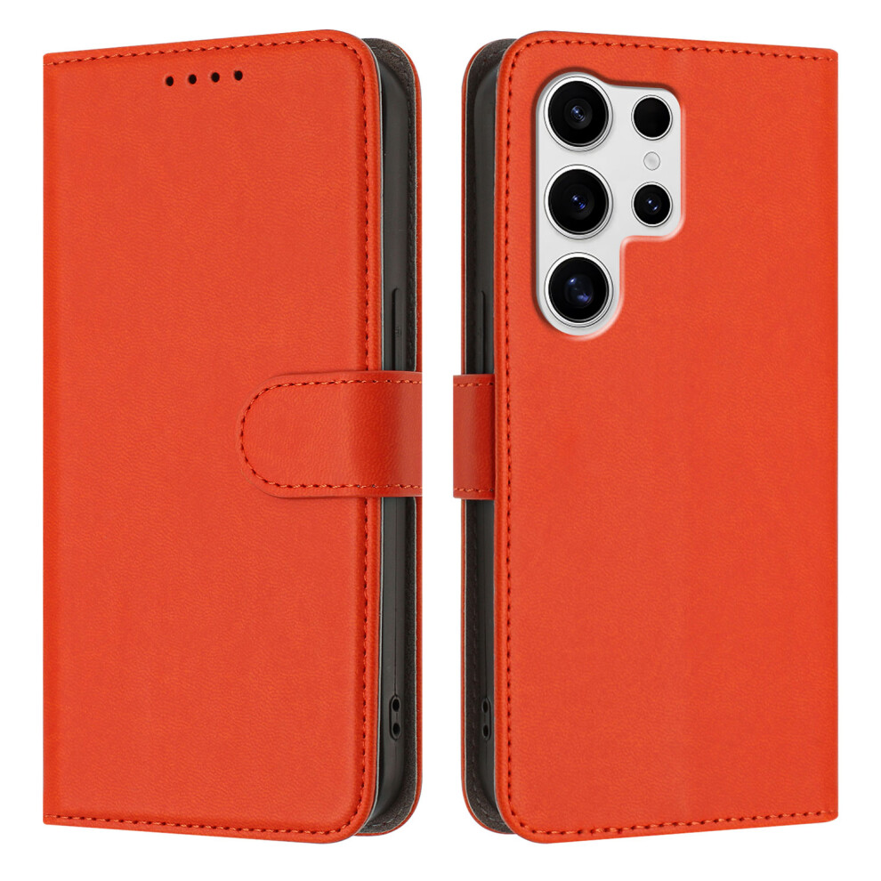 (Orange) For Samsung Galaxy S24 Ultra Case Orange 6914274816462