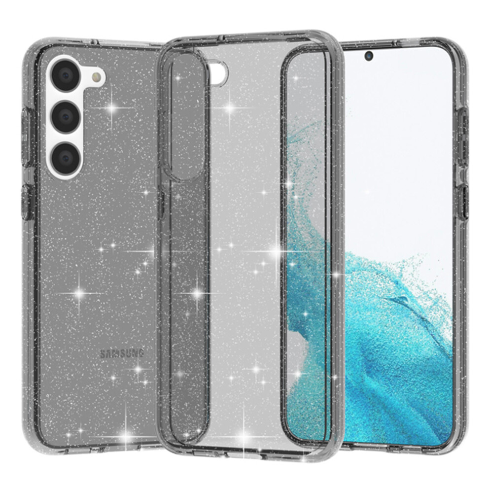 (Glitter ) For Samsung Galaxy S23+ Case Black 6914272560374