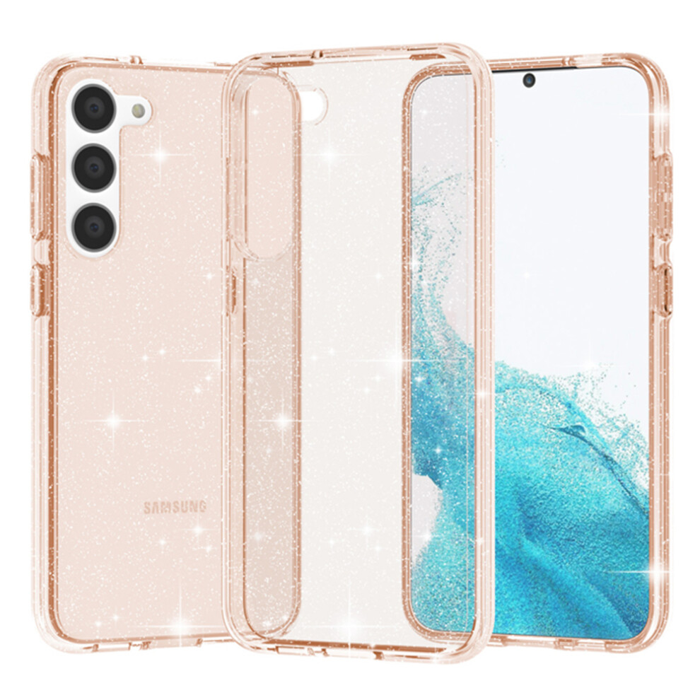 (Glitter ) For Samsung Galaxy S23+ Case Gold 6914270981607