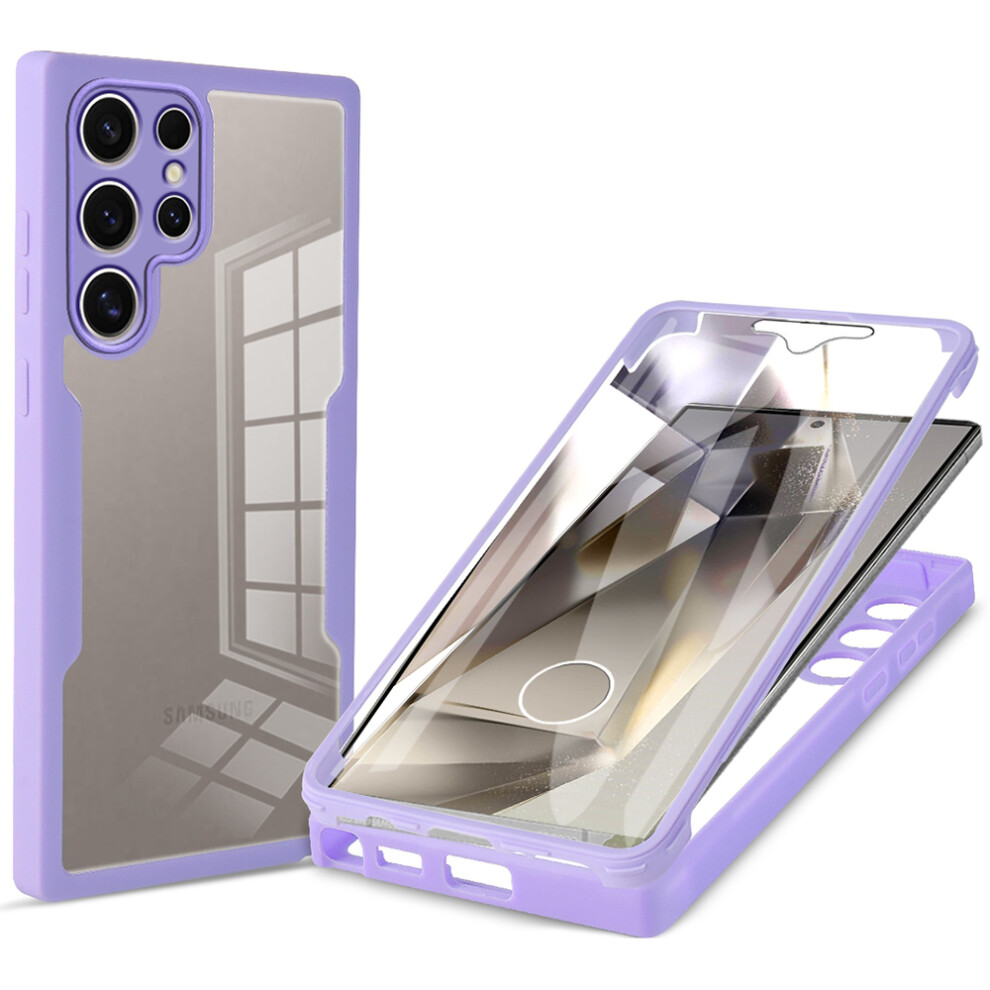 (Purple) For Samsung Galaxy S24 Ultra Case Purple 6914278965548