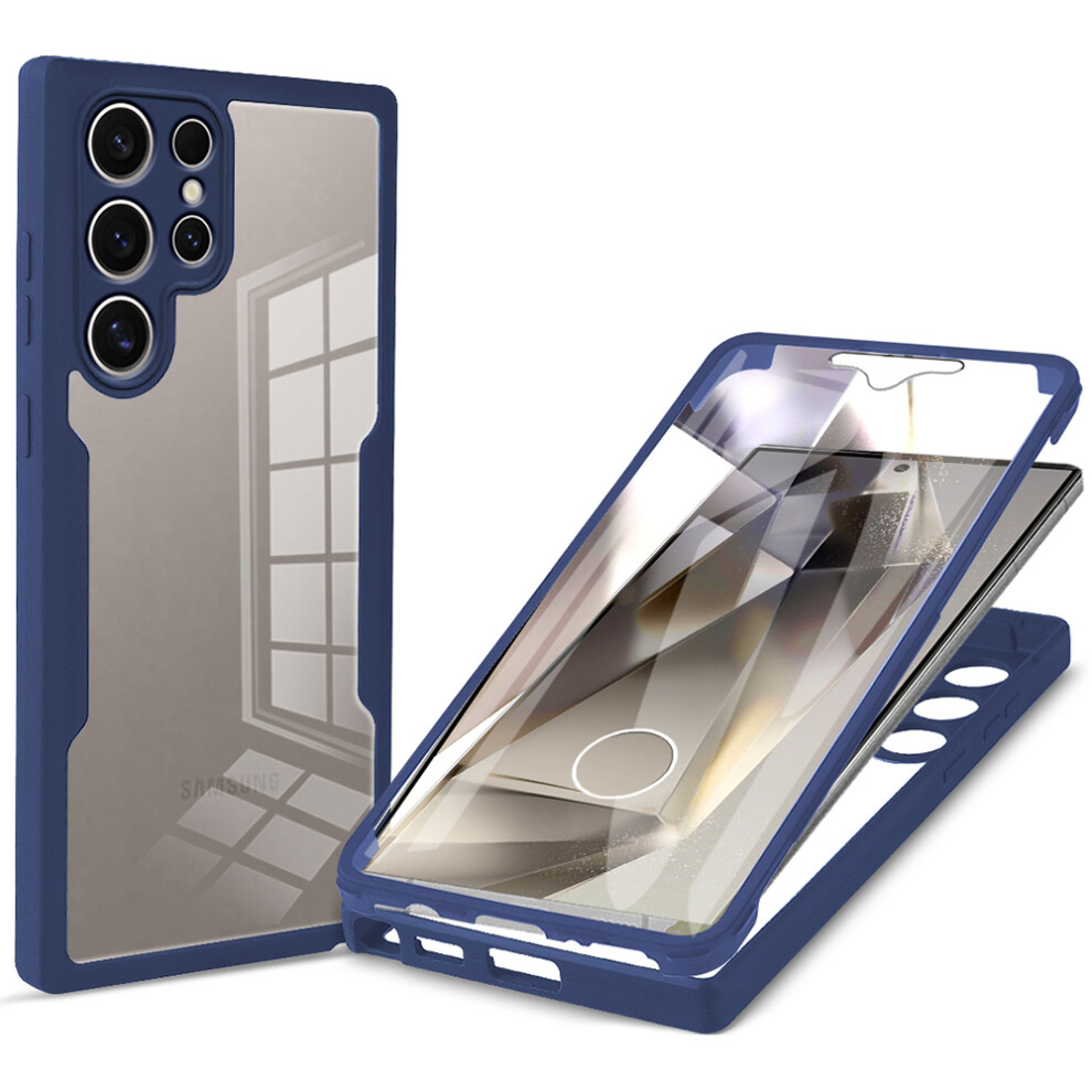 (Blue) For Samsung Galaxy S24 Ultra Case Blue 6914275533191