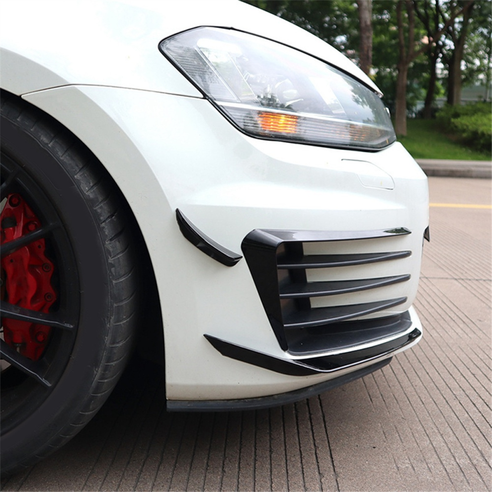 Front Bumper Splitter Golf 7 Mk7 2013-2016 Fog Lig 4852609854432