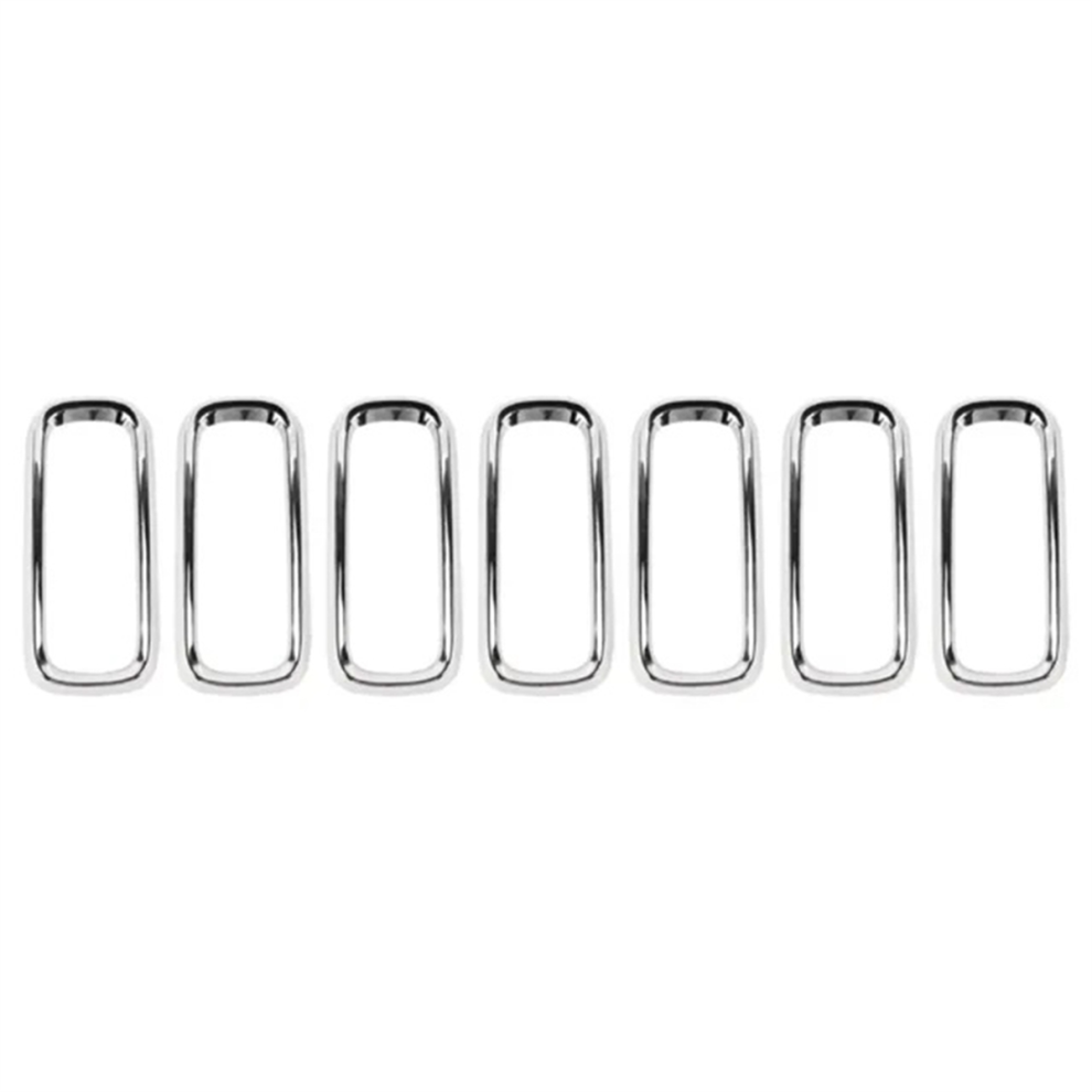 7 Pcs Front Grille Centre Mesh Bright Rims For 201 4852609859963