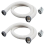 2Pcs 1.5Inch Above Ground Pool Hoses with 2 Type B 1