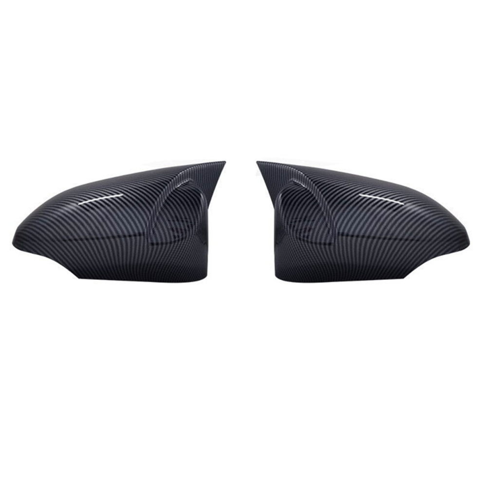 1 Pair Of Carbon Fiber Horn Rearview Mirror Housin 4852609870289
