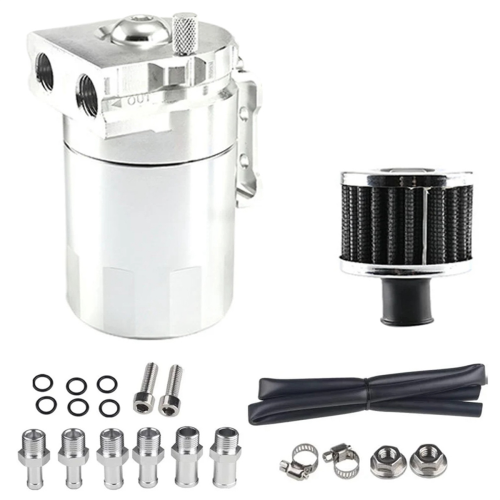 Silver Car Universal 300ML Oil Breathable Can Engi 1