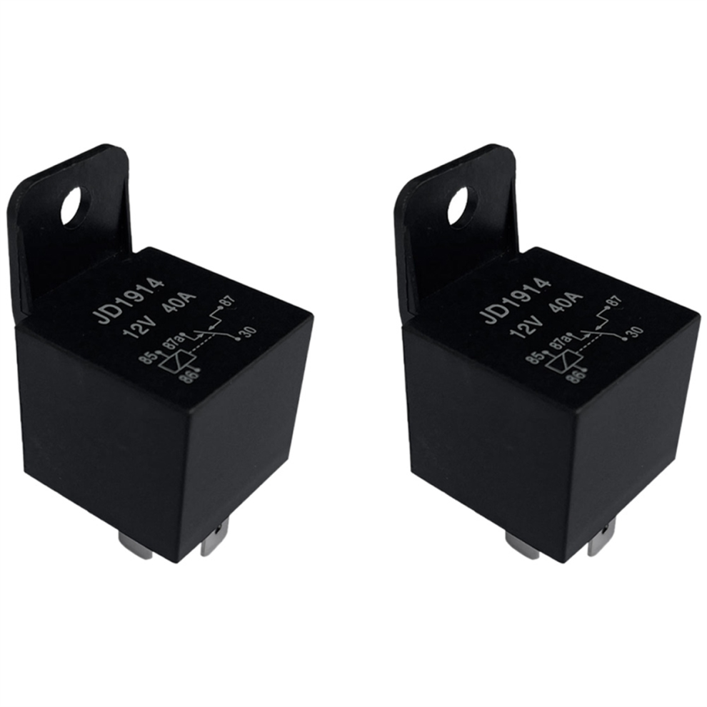 2Pcs Car Universal 12V Relay With Backrest Daytime 4852609873785