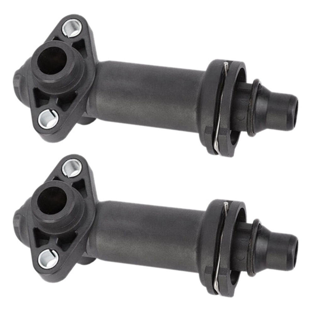 2Pcs Car Thermostat Assembly Engine Cooling System Black 4853917032680