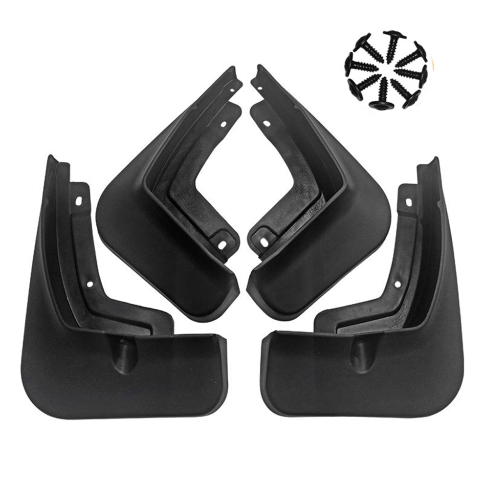 4Pcs Car Mudguard Mud Flaps Splash Guard For 8 Acc Black 4853917032970
