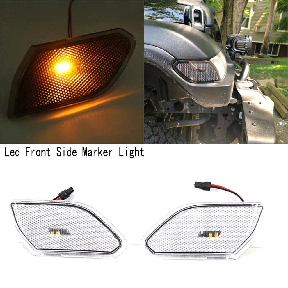 Led Front Side Marker Turn Signal Lam Yellow/Light 4853917037326