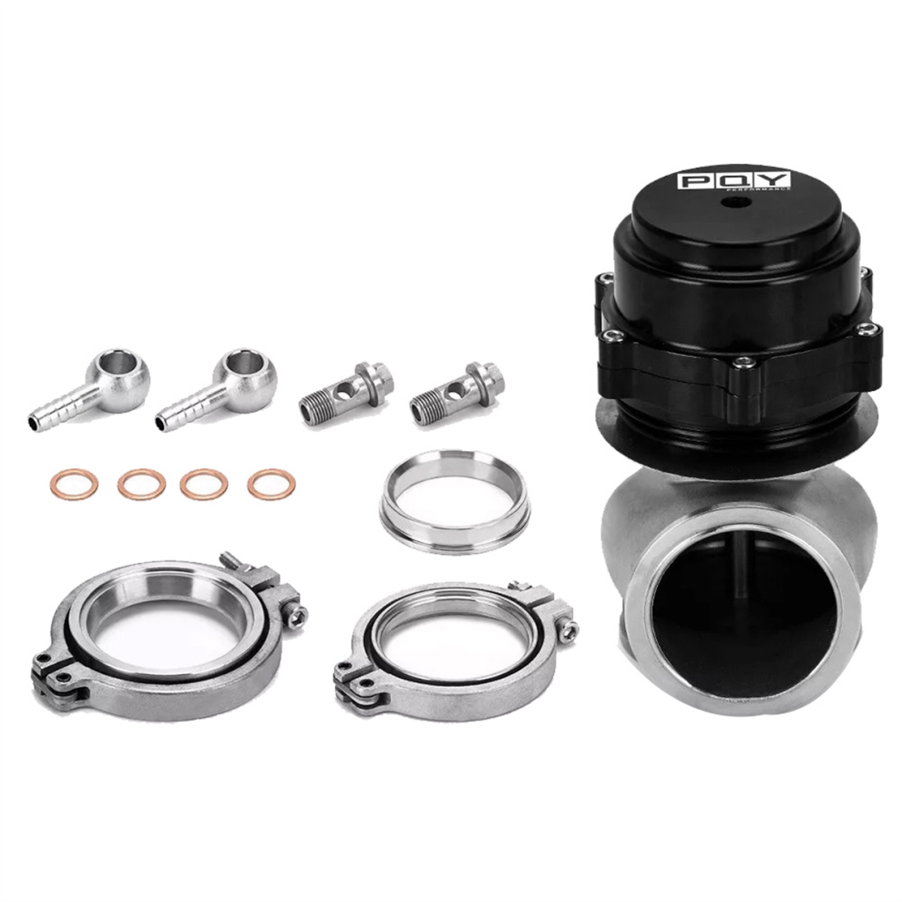 60Mm Vband Flange Wastegate External Turbo F Black 4853917037029