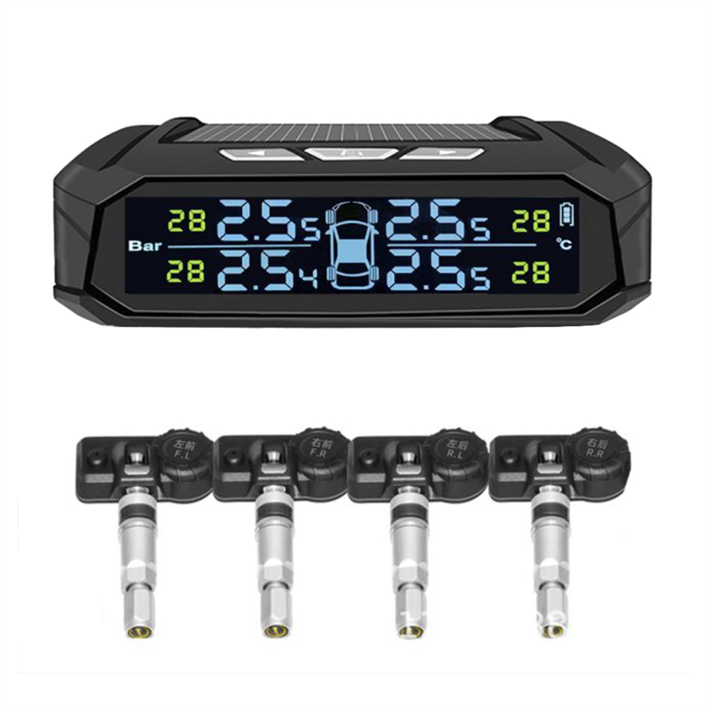 Car Tpms Tyre Pressure Monitoring System Solar Pow 4853917039467
