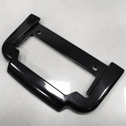 Black Rear License Plate Frame Mount for Tri Glide