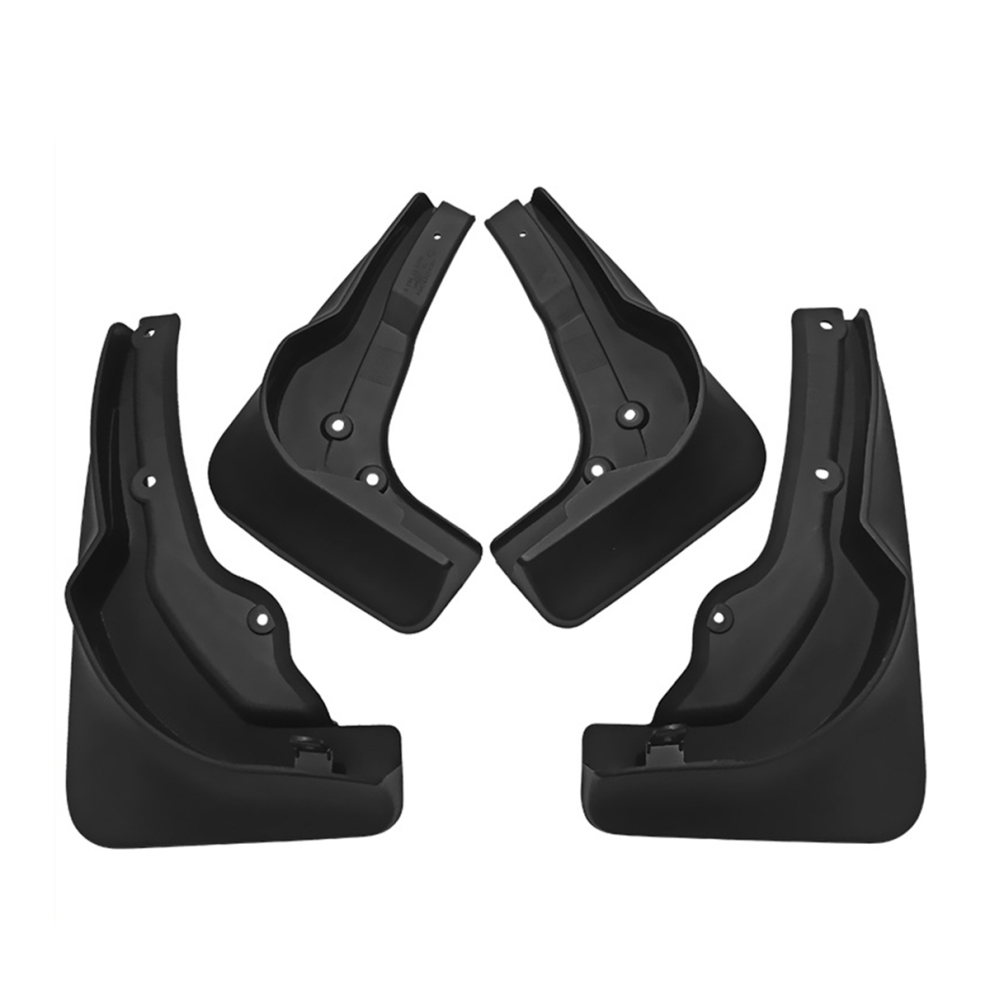 4Pcs Car Mudguard Mud Flaps Splash Guard For W204 Black 4853917046670