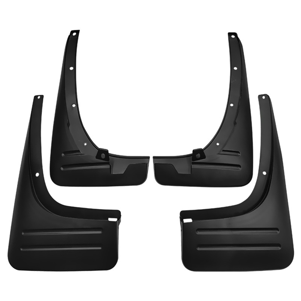 4Pcs Car Mudguard Mud Flaps Splash Guard For 1997- Black 4853917047356