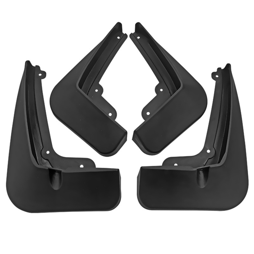 4Pcs Car Mudguard Mud Flaps Splash Guard For 2017- Black 4853917049862