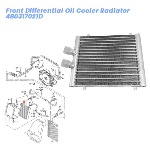 Transmission Radiator 4B0317021D for Flying Spur G 2