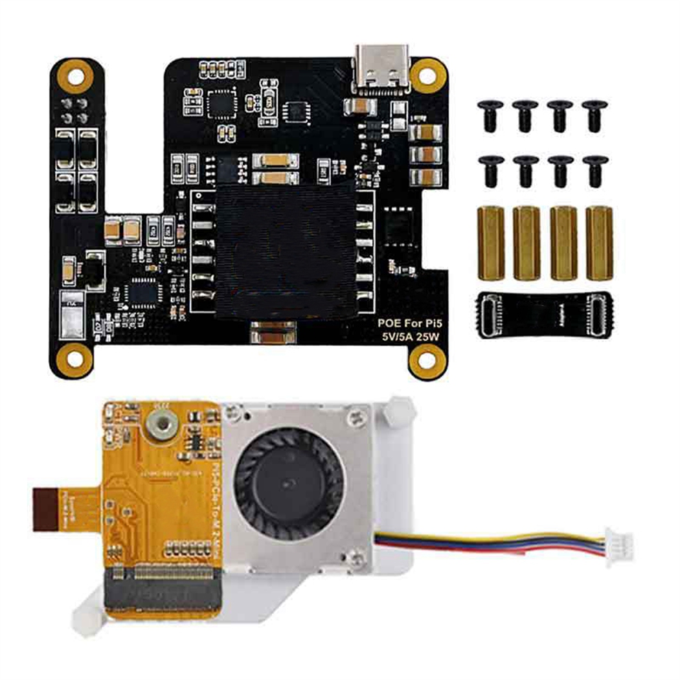 For 5 Poe With Pd Trigger Activation Type C Pcie-M 4853917059656