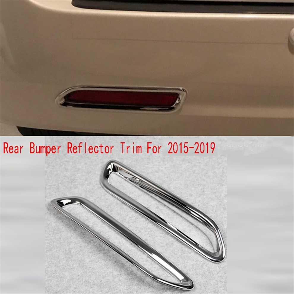 2Pcs Rear Fog Lamp Frame Bumper Reflector Trim For Light 4853917060560