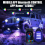 8 Kapseln RGB LED Rock Lights Kit Underglow Multicolor 3
