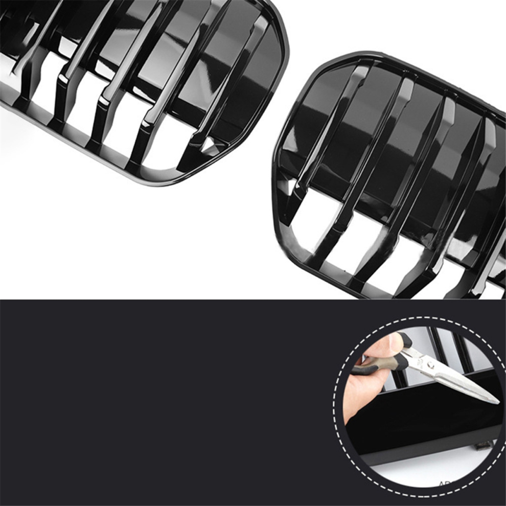 Front Bumper Kidney Grill For G08 Ix3 2020-2 Black 4853917065763