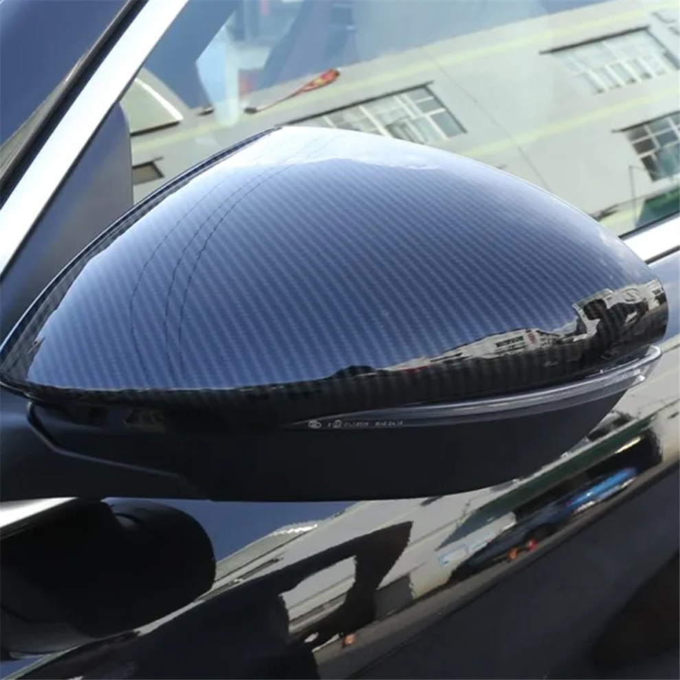 Car Side Rearview Mirror Housing Cap Carbon Fiber 4853917067156