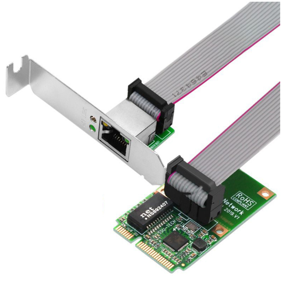 Mini Pcie Gigabit Network Card Single-Port Rj45 Et 4853917071757