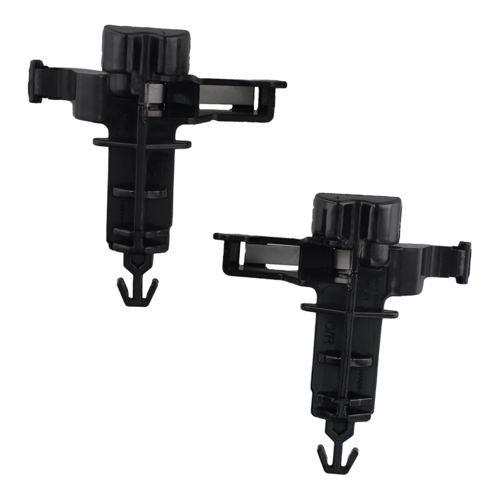 1 Pair Bottom Bonnet Locking Mechanism Lower Latch Black 4853917073850