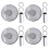 1Set Engine Piston Assembly Ring 11257576973 for M 9