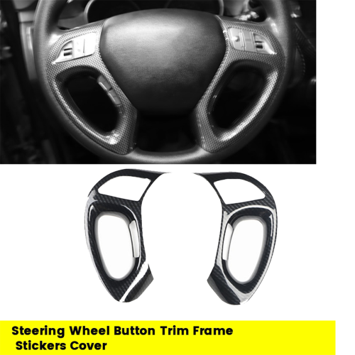 Car Steering Wheel Button Trim Frame Stickers Cove 2