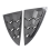 Car Rear Window Triangle Exterior Decor Blinds Spo 6