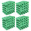 100Pcs M6 Expansion Pipe Plastic Wall Plug Fixing 10
