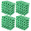 100Pcs M6 Expansion Pipe Plastic Wall Plug Fixing 9