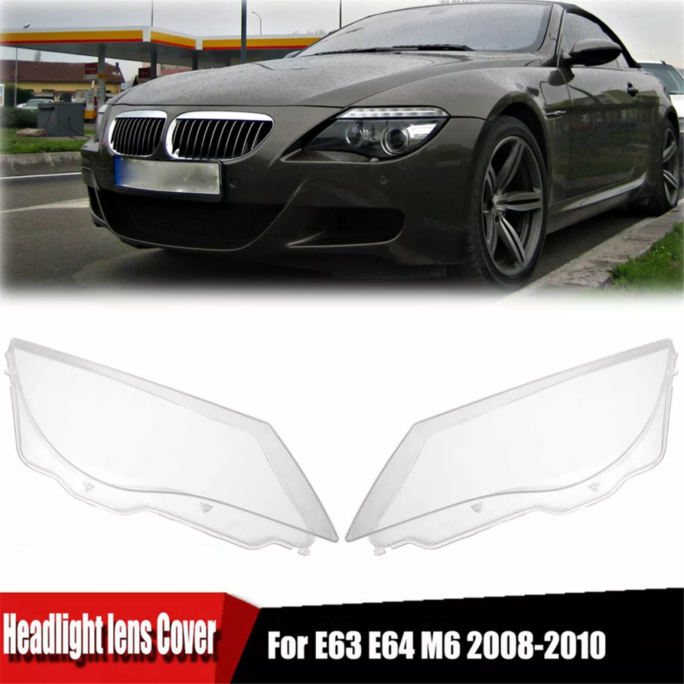 Car Headlight Mask Headlamp Lens Cover For E63 E64 4853917098549