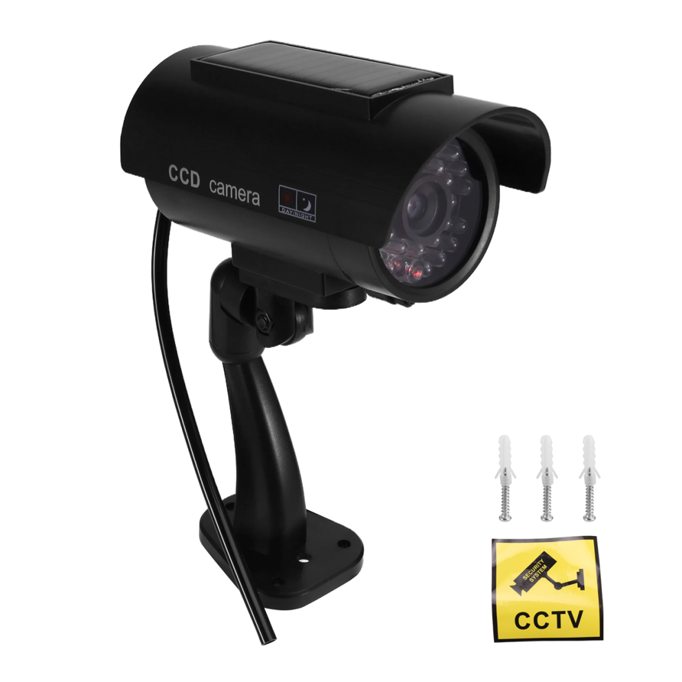 Simulation Solar Camera Outdoor Surveillance Fake 4853917003369