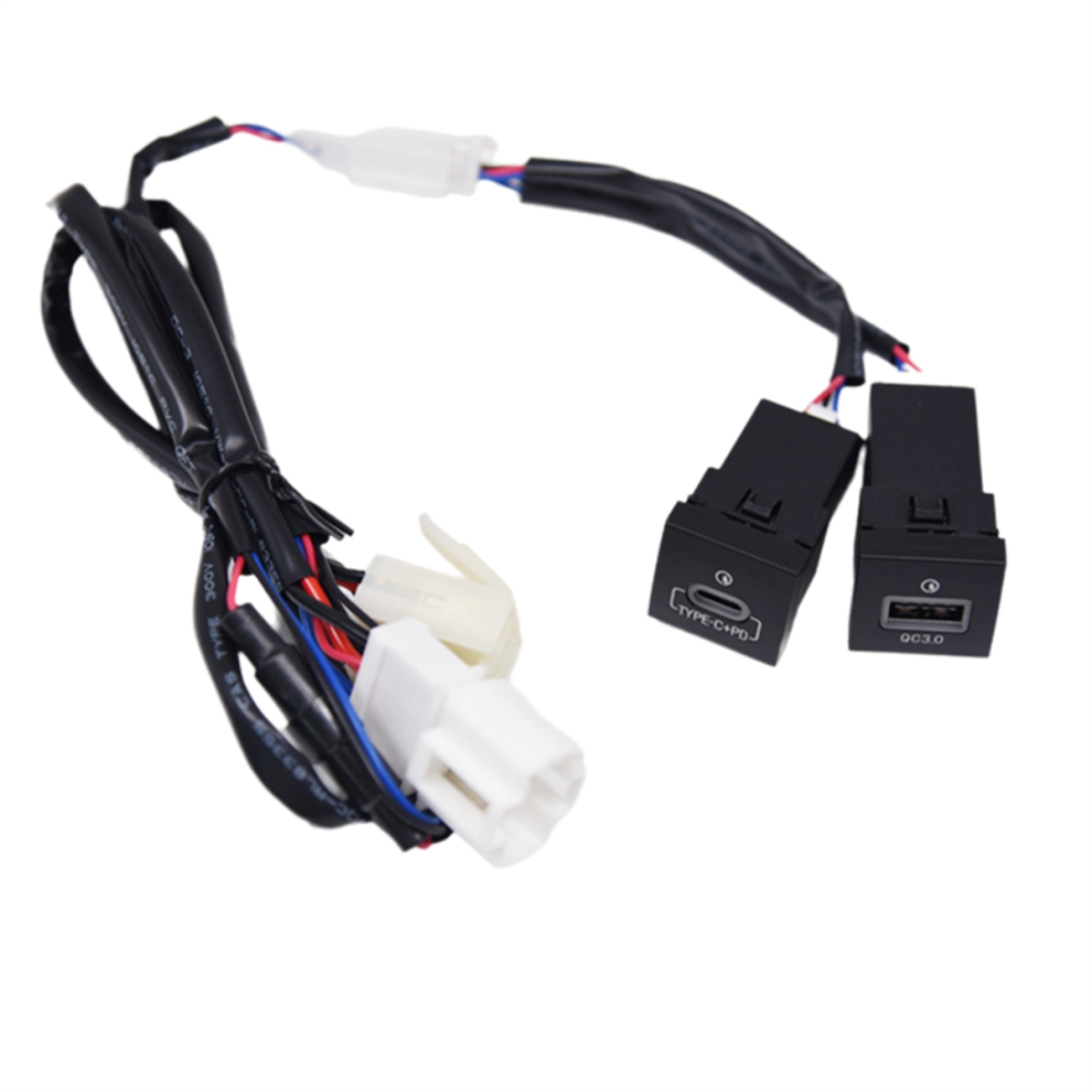 Car Qc3.0+Pd Fast Charger Socket 12V/24V Usb Charg 4853917001136