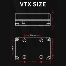 For Flying 3W 5.8G VTX FPV Video Transmitter Built