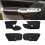 4Pcs/Set Black LHD 4 Doors Armrest Panel Leather C 7