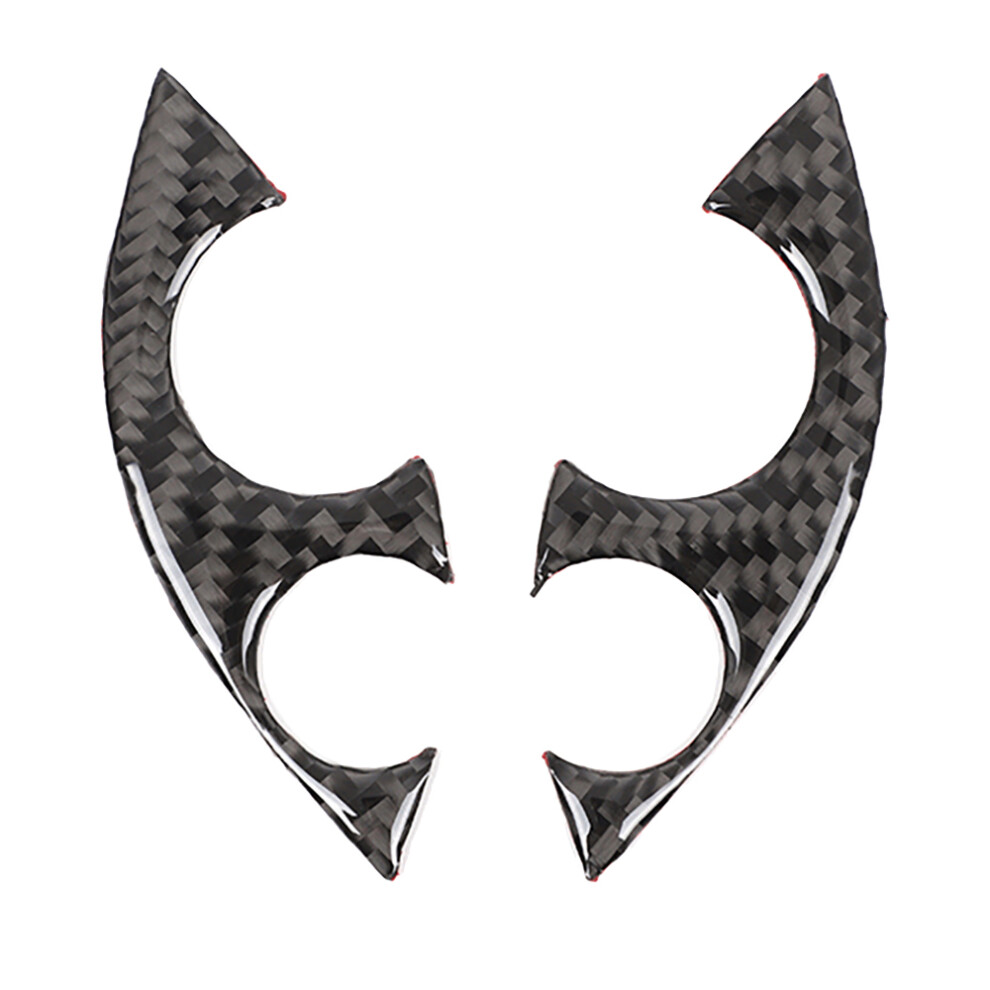 2Pcs/Set Car Carbon Fiber Steering Wheel Decoratio 4853593074219