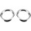 2Pcs Car Front Fog Lamp Light Cover Decoration Rin 9