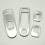 Car Silver Door Window Lift Switch Armrest Cover B 6