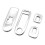 Car Silver Door Window Lift Switch Armrest Cover B 2