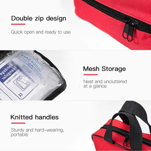 391pcs Jumbo First Aid Kit with Emergency Bag 1