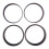 Front Rear Suspension Fork Absorbers Sleeve Rings 4