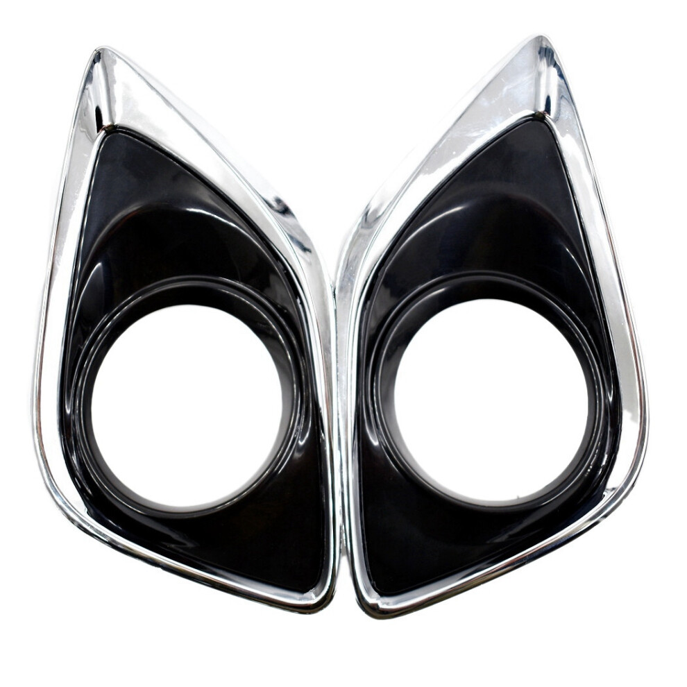 2Pcs Car Front Bumper Fog Grille Cover Trim Light 4852293141115