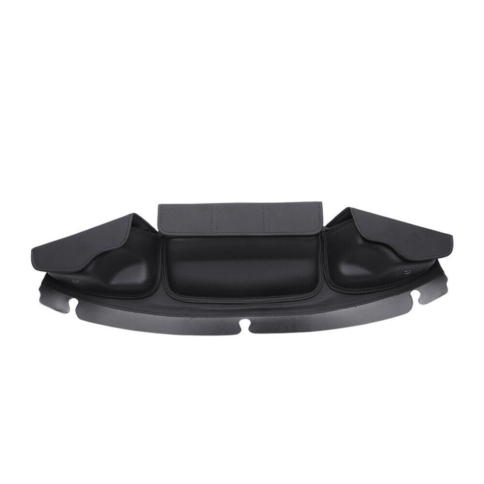 Windshield Bag Three Pocket Batwing Fairing Pouch