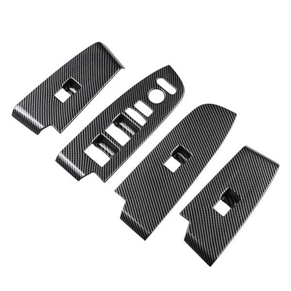 Car Carbon Fiber Window Glass Lift Button Switch C 4852293146219
