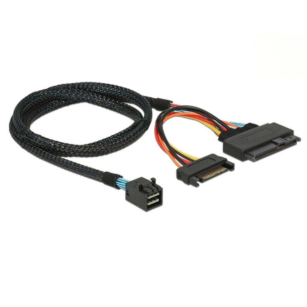 Pcie 4.0 Sff-8643 To Sff-8639 Cable With Power For 4852293150995