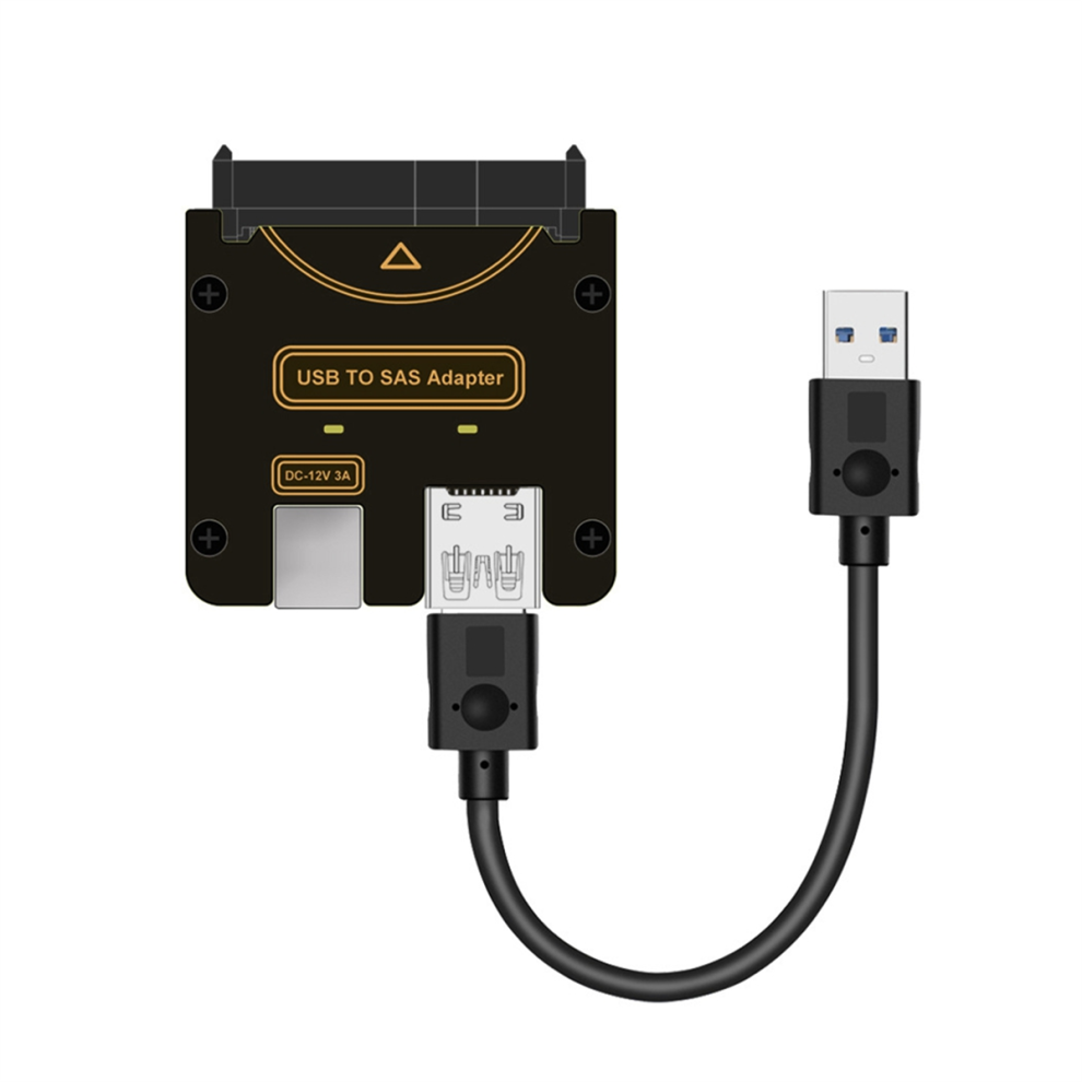 Usb To Sff-8482 Sas 29Pin Adapter Hard Disk Drive 4852293154993
